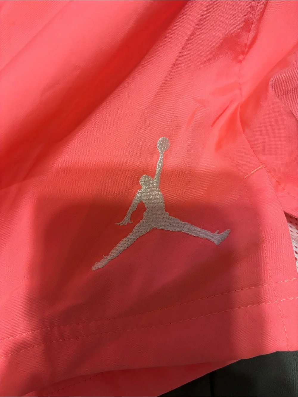Jordan Men's Neon Coral swim trunks